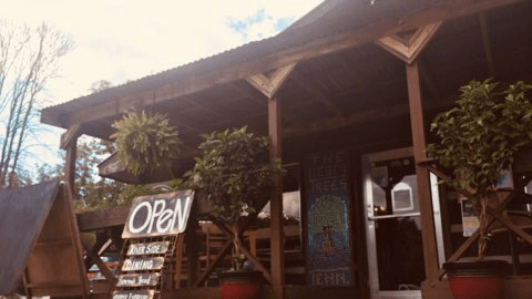 The Beantrees Cafe outdoor patio - American restaurant in Hartford, Tennessee | Photo 5 of 10 | TheSmokyMountains.com