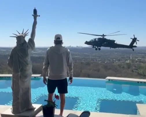 Army probes helicopter fly-by at Kid Rock's estate