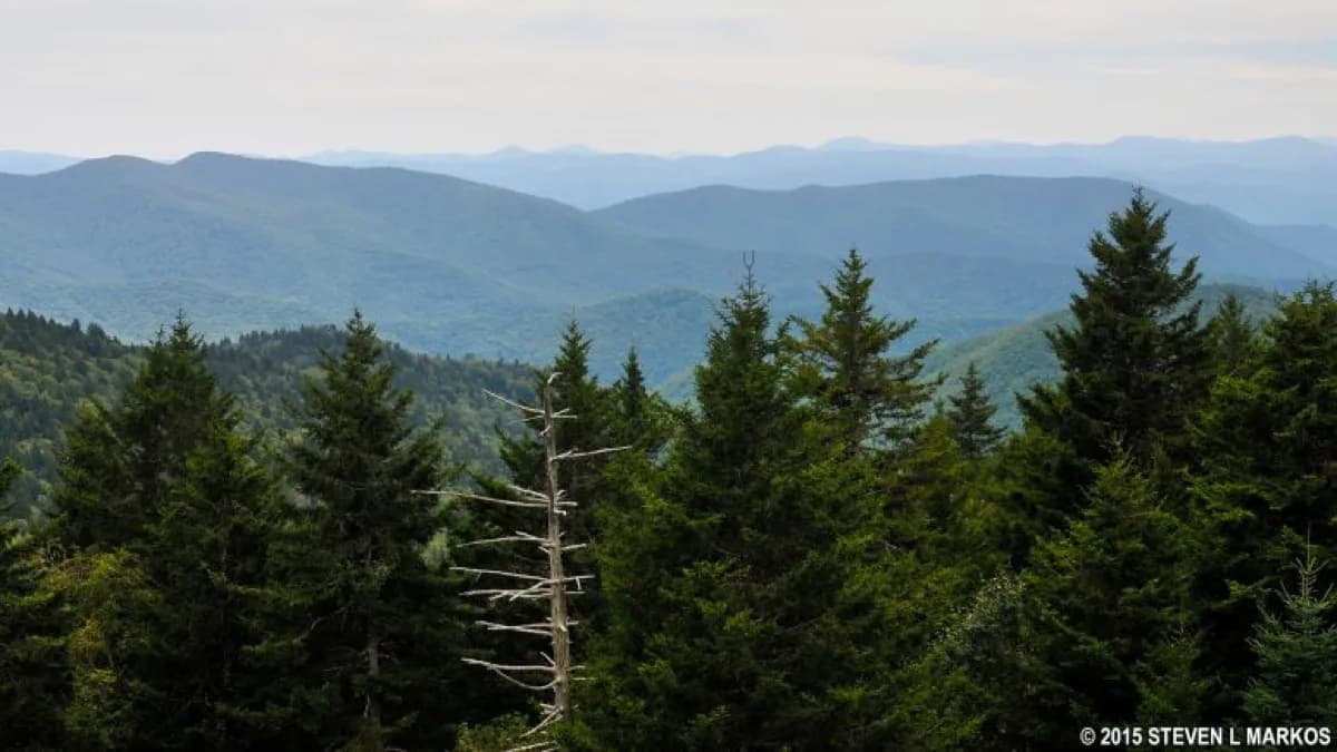 Highest Point on BRP - Scenic spot in Canton, Tennessee