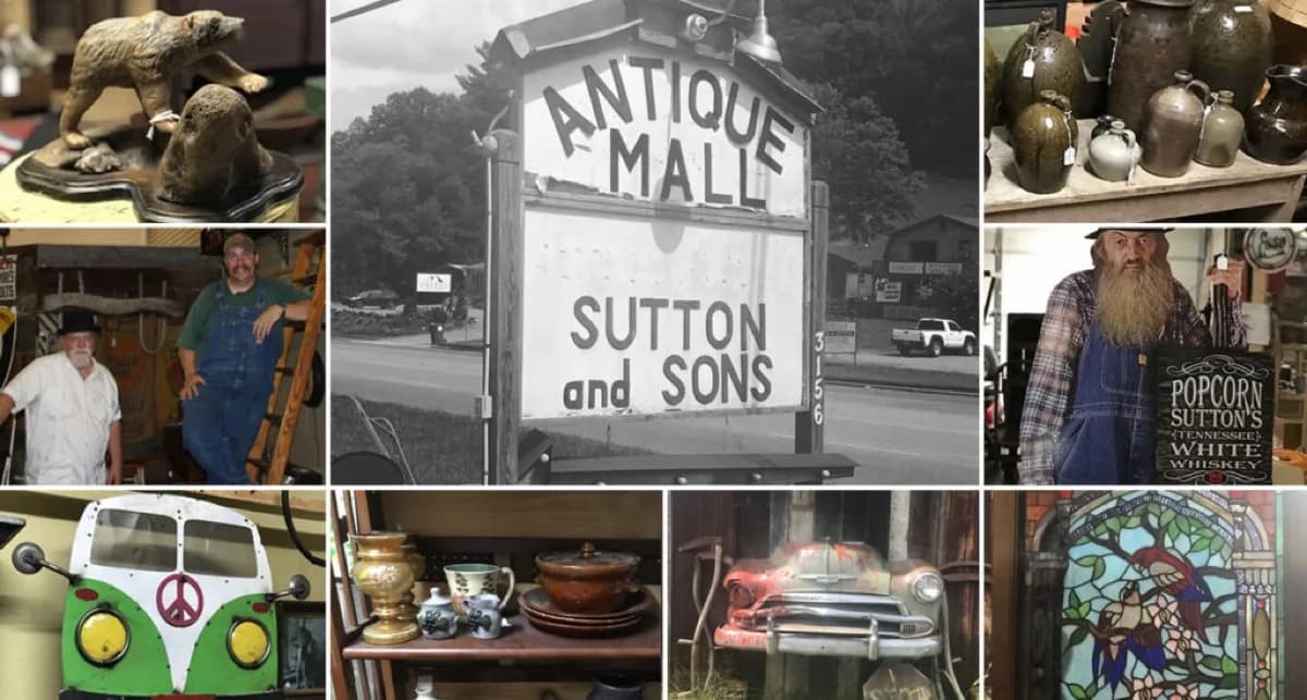 Sutton & Sons Antique Mall - Antique store in Waynesville, Tennessee