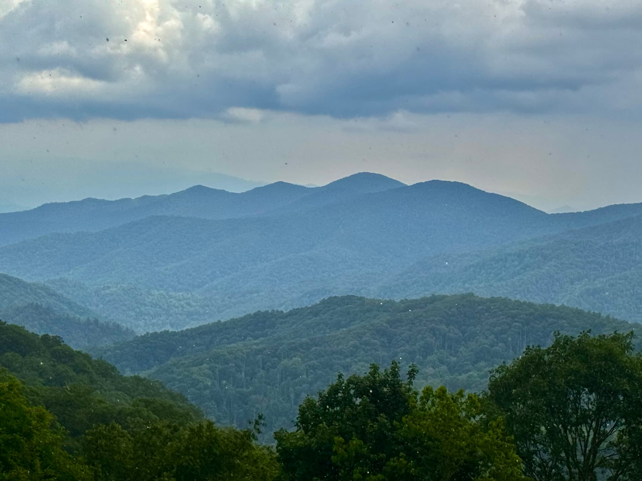 Charles A Webb Overlook in Bryson City