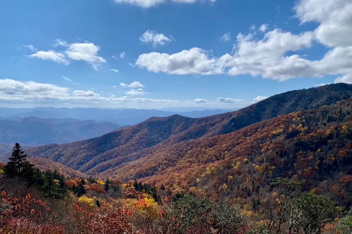Plott Balsam Overlook - Scenic spot in Maggie Valley, Tennessee